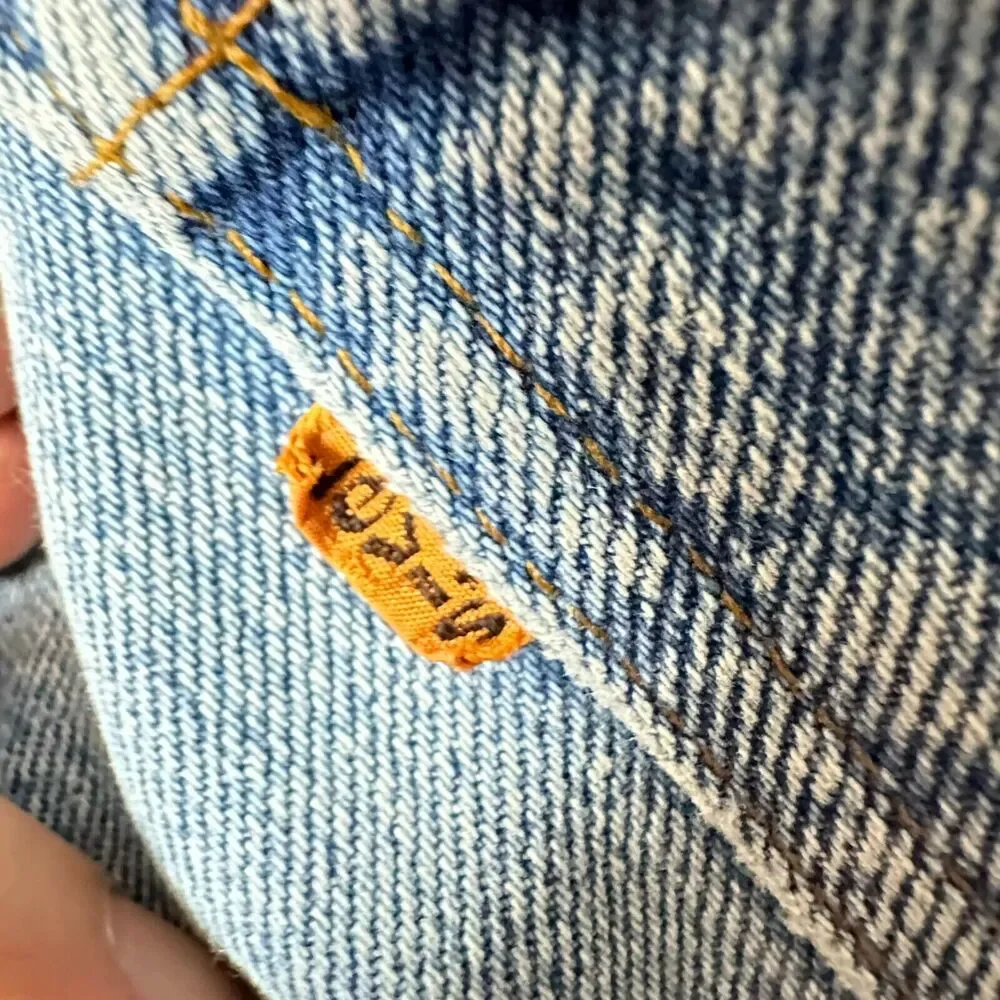 Vintage Levis Men's‎ 32x28 Orange Tab Medium Wash Denim Blue Jeans GUC
